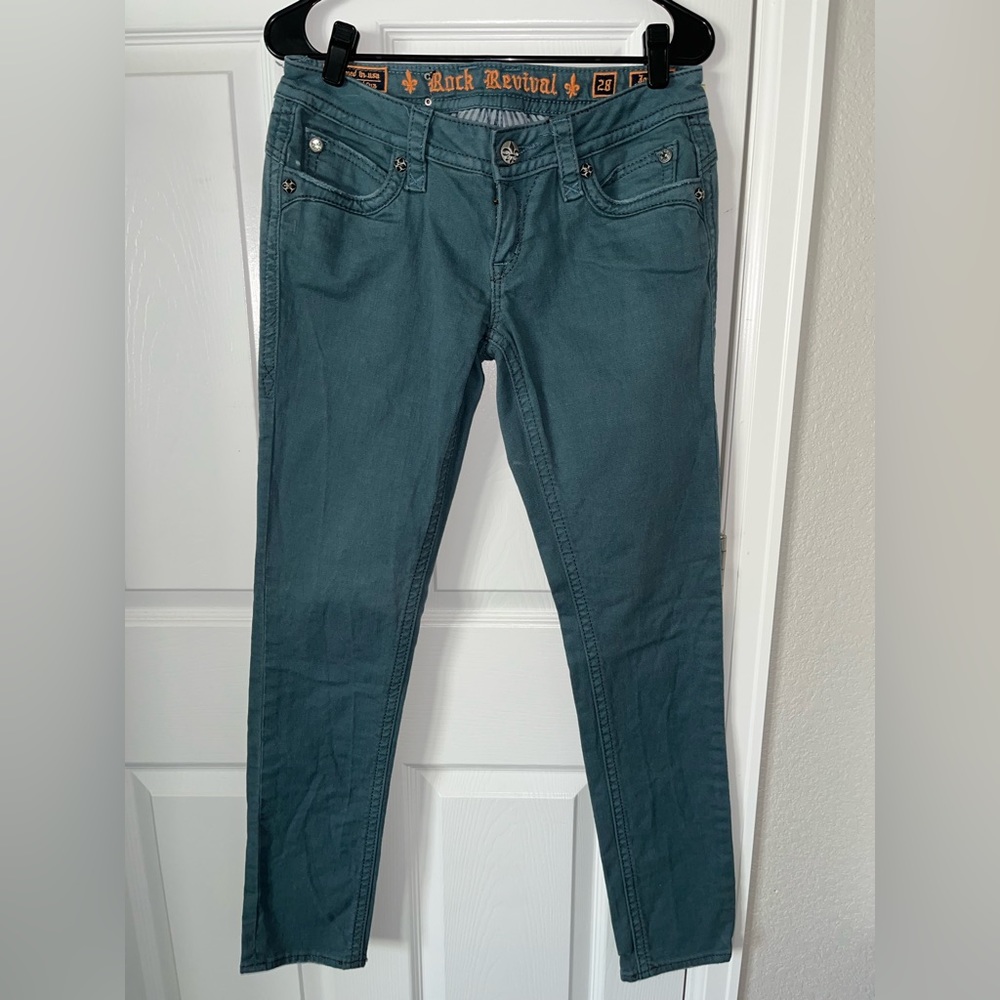 Rock Revival Green Jeans, size 28